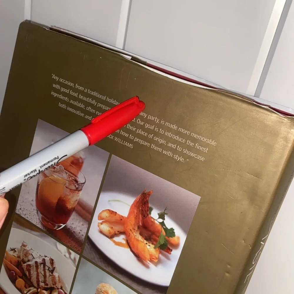 Williams Sonoma Taste Recipes for Entertaining hardcover Book cookbook vintage